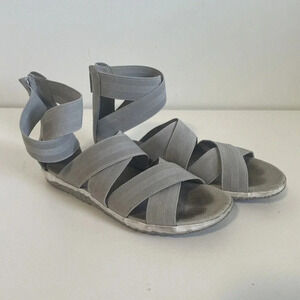 Sorel Out N' About Plus Strap Women's Zip Gladiator Sandals Gray Size 10 US